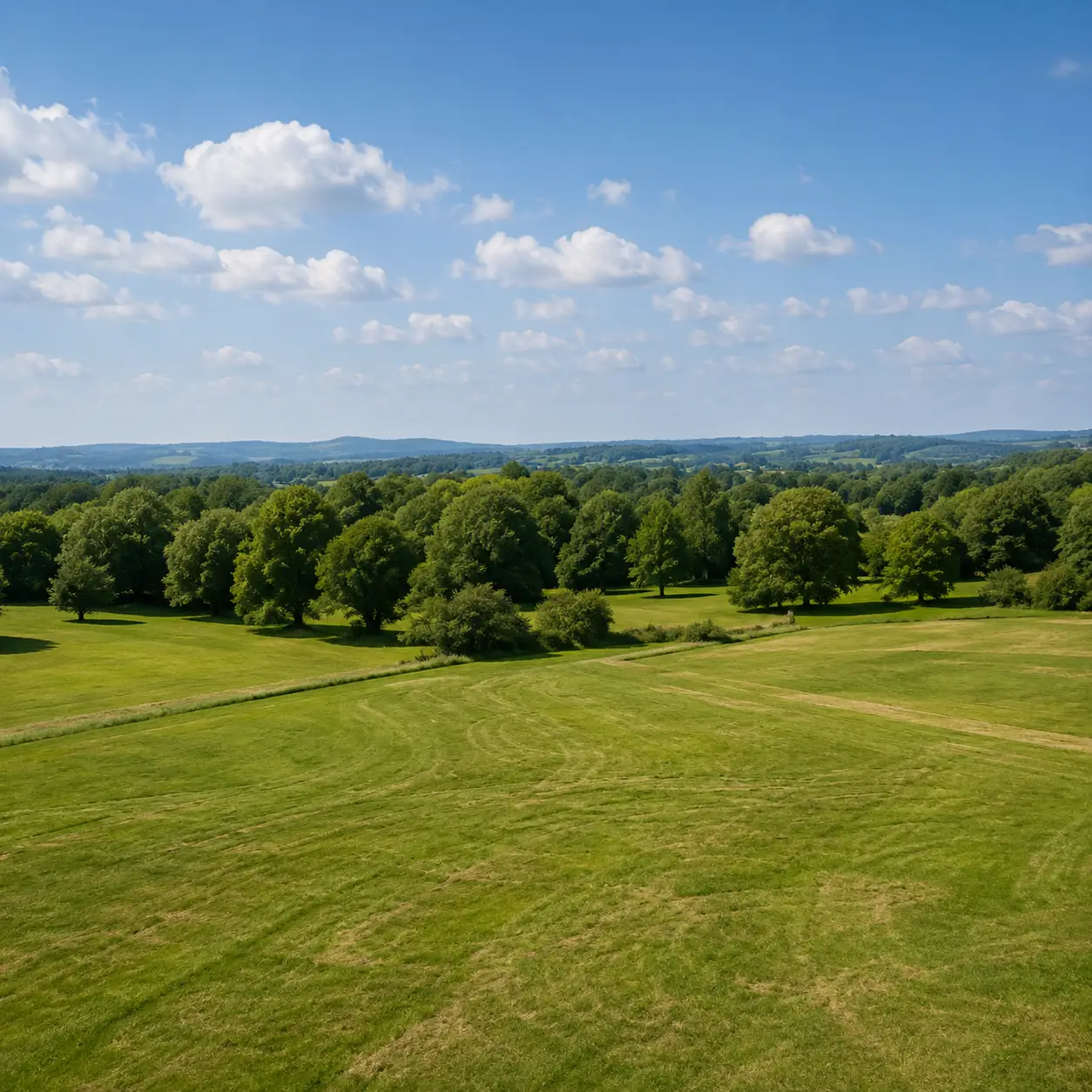 Open commercial land parcel